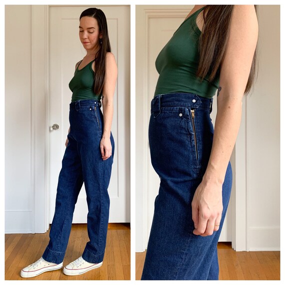 50s Levis side zip western wear denim jeans