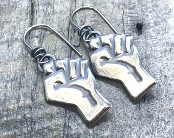 Unity Earrings - Sterling Silver - Handmade