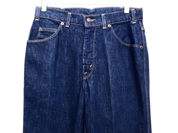 80's Levi's high waisted jeans / disco pocket emb… - image 8