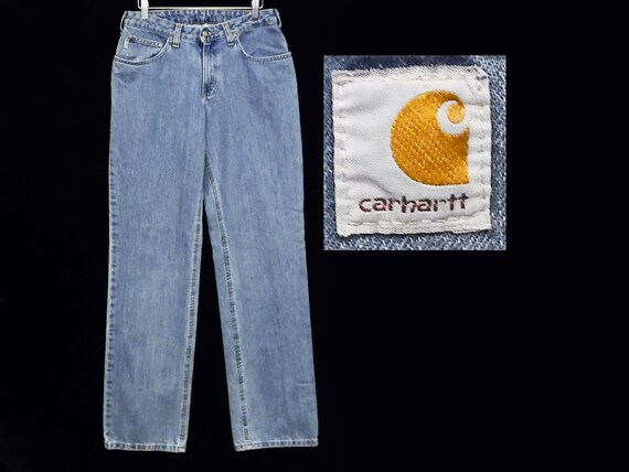90's Carhartt Ladies Jeans / Medium-to-light Wash Medium | Etsy Australia