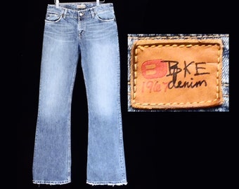 90's Y2K low-rise flare jeans / vintage BKE 1967 jeans / faded distressed / size 32 waist - 33 inseam