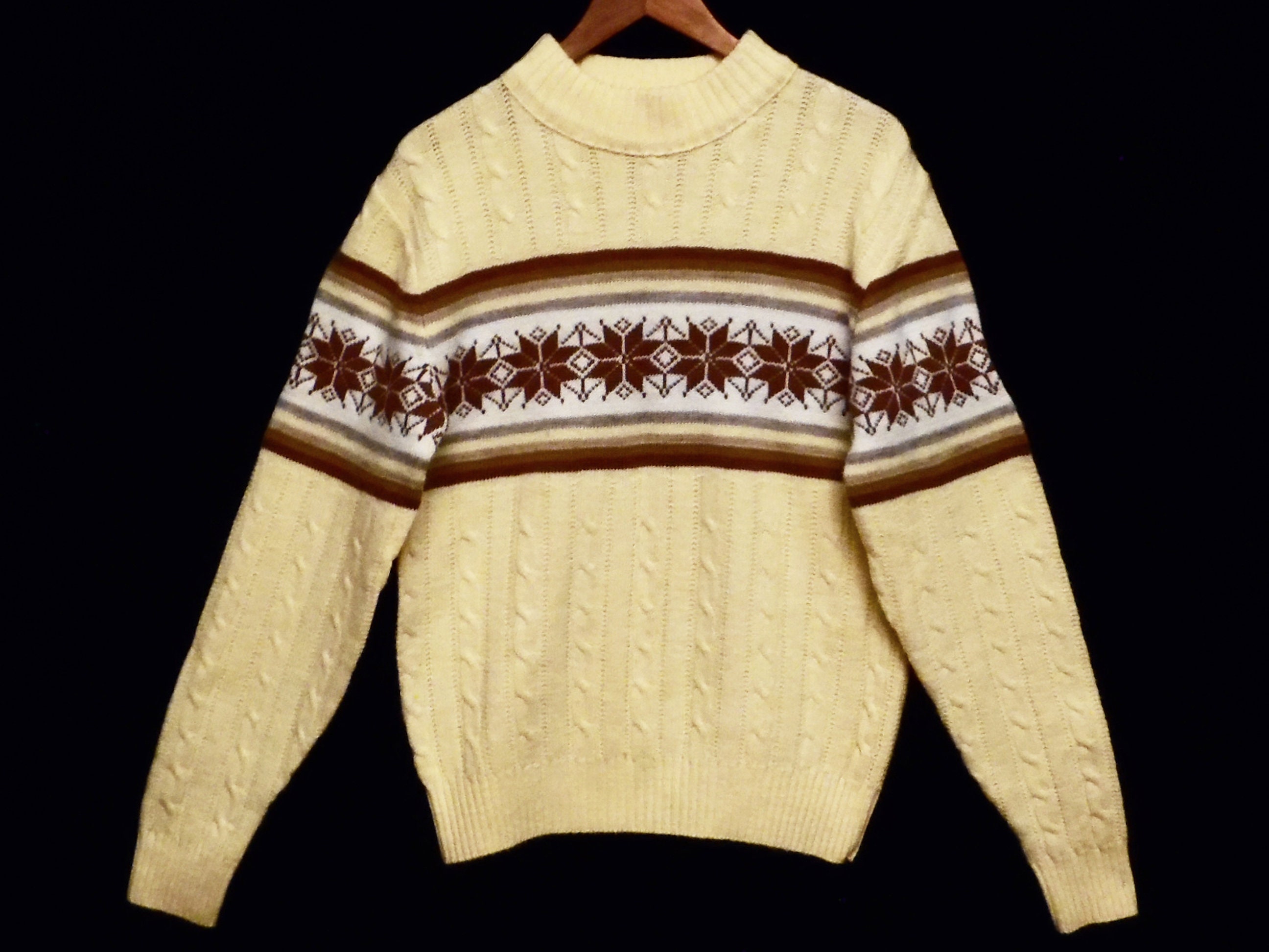 80s ski sweater