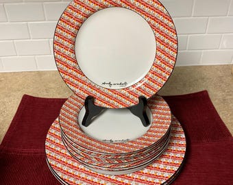 Sets of Vintage Andy Warhol Block &quot;100 Cans&quot; Plates, Salad or Dinner