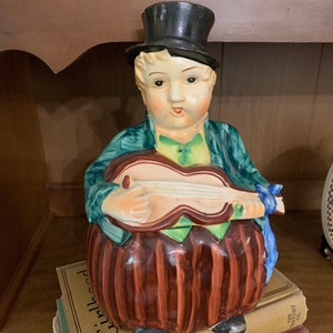 Antique Ceramic Humidor / Tobacco Jar