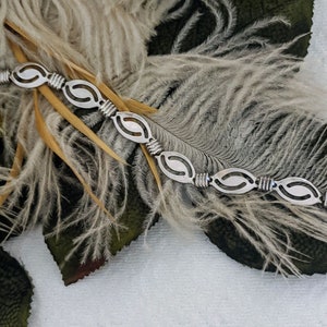 Unique Artisan Sterling Silver Link Bracelet B017
