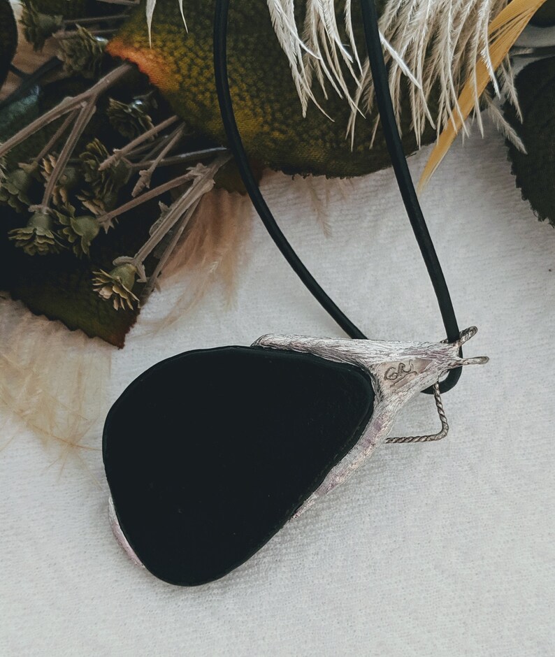 One of a Kind Silver Dichroic Glass Whale Necklace /& Earrings Set