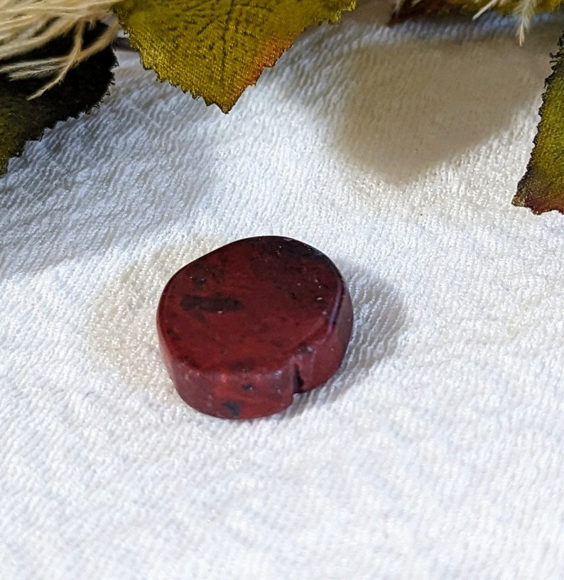 Red Jasper Freeform Oval Cabochon S084 image 3