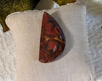 Morgan Hill Poppy Jasper Designer Cut Cabochon S101