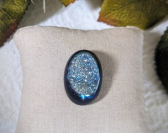 Druzy Agate Oval Cabochon S076