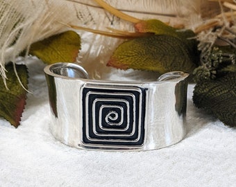 ヴィンテージ メキシコ プレーン シンプル スクロール カフ