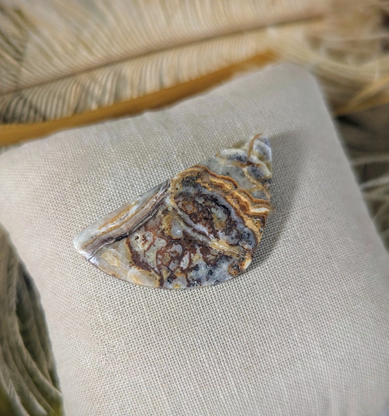 Crazy Lace Agate Designer Cut Cabochon S098 image 9