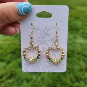 Handmade beaded earrings