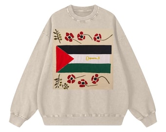 Acid Wash Oversize Sweatshirt - 360 GSM