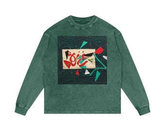 Acid Wash Oversize Long Sleeve T-Shirt - 250 GSM