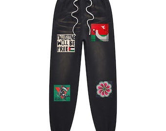 Streetwear Unisex Monkey Washed Dyed Fleece Joggers