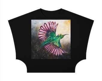 Women's Cropped Dolman T-Shirt