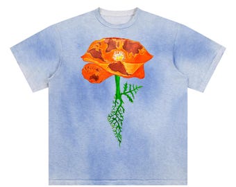 Sun Fade Hand-Painted T-Shirt