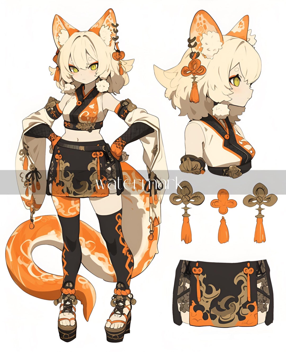 Adoptable | Albino Python Anthro, Original Adopt, Character for ...