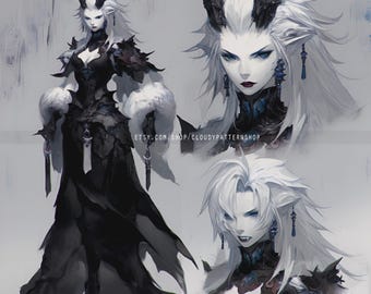 Adoptable | Dark Fantasy Tyran, Original Adopt, Character for Roleplaying, DnD, Reference, AI Adopt