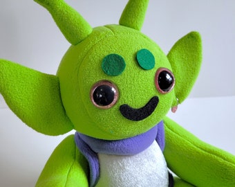 OOAK Cuddly Plush Alien - GeeJay