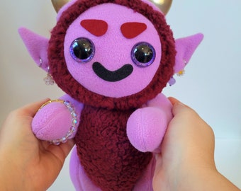 OOAK Cuddly Plush Demon Baby - Agonite