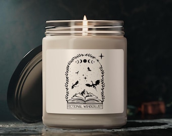 Scented Candle, Fictional Wanderlust Bookish Romantasy, ACOTAR Inspired, Fourth Wing Decor, Home Fragrance Gift for Readers, Hand Poured Soy