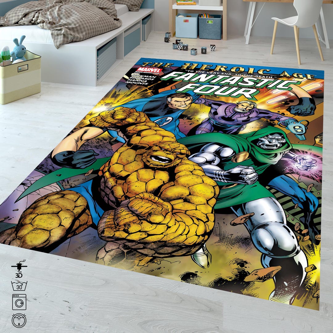 Comic Cover,fantastic Rug, Cartoon Rug, Comics-magazine Cover-comic ...
