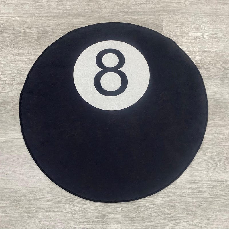 8 Ball Rug - Etsy