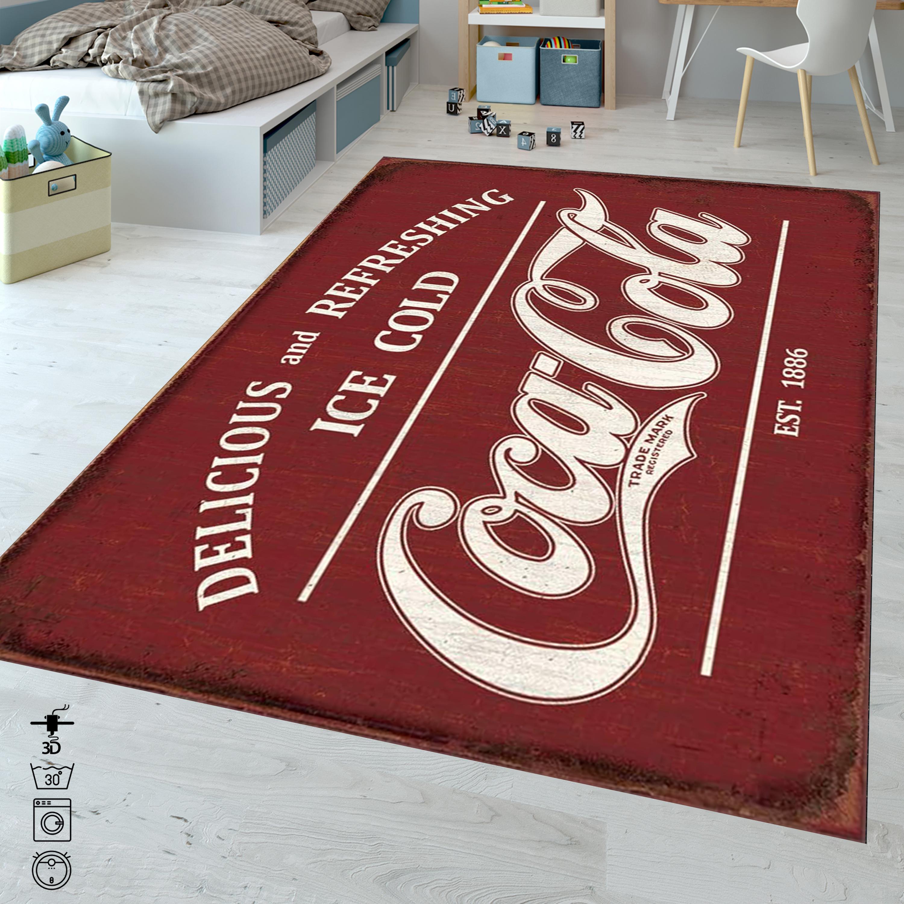 Coca Cola Round Rug Coca Cola Rug,coca Cola Retro Art Rug, Nostalgic Art Rug, Aesthetic Rug ...