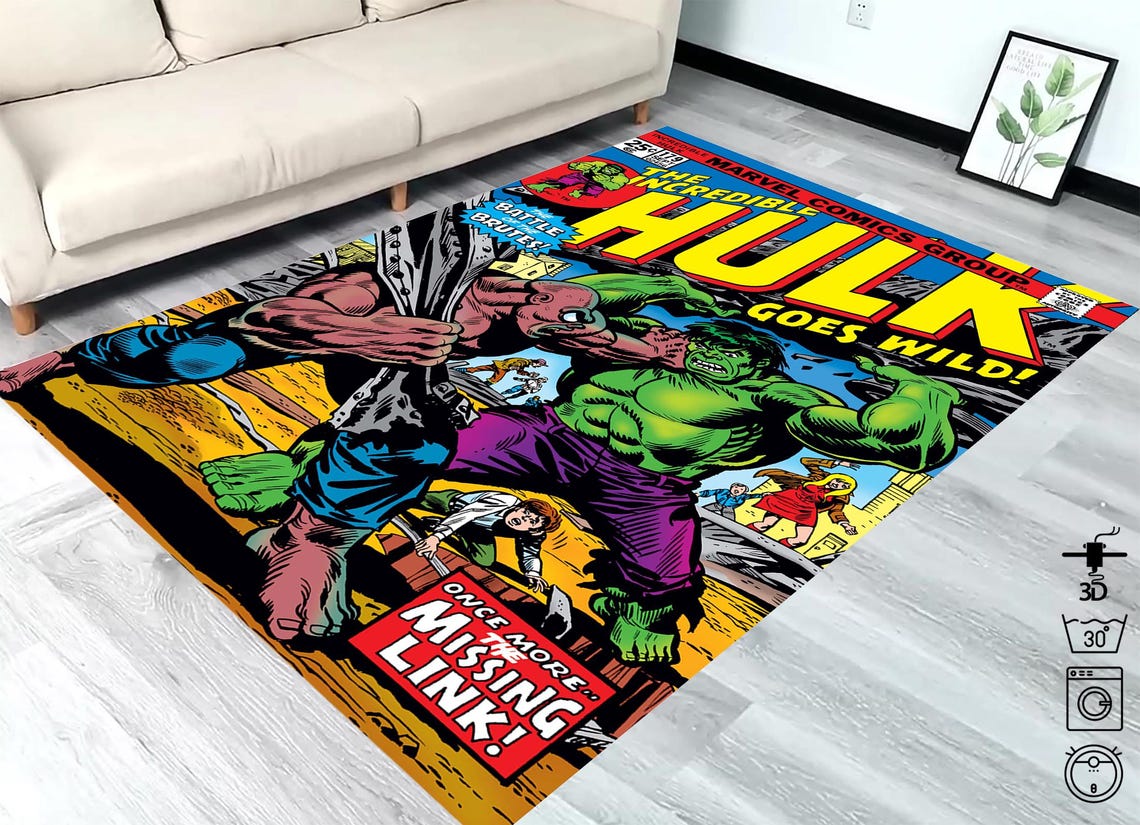 Hulk Covers, the Incredible Hulk Rug,superhero Hulk Design Rug, Super ...