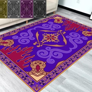 Aladdin magic carpet,Aladdin carpet,Magic carpet Aladdin,Aladdin&#39;s And Flying Carpet Rugs, Aladdin Rug, Kids Room Decor Rug, Flying Rug