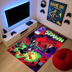 Spawn Comic Book Rug: Decorative Living Room Carpet