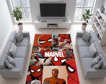 Spider-Man Rug,Venom Rug,347 May,Magazine Cover,Legendary, Fantastic Rug, ,Comic Book Rug,Spider Man,Kid Rug,,Avenger rug, Super Hero Rug
