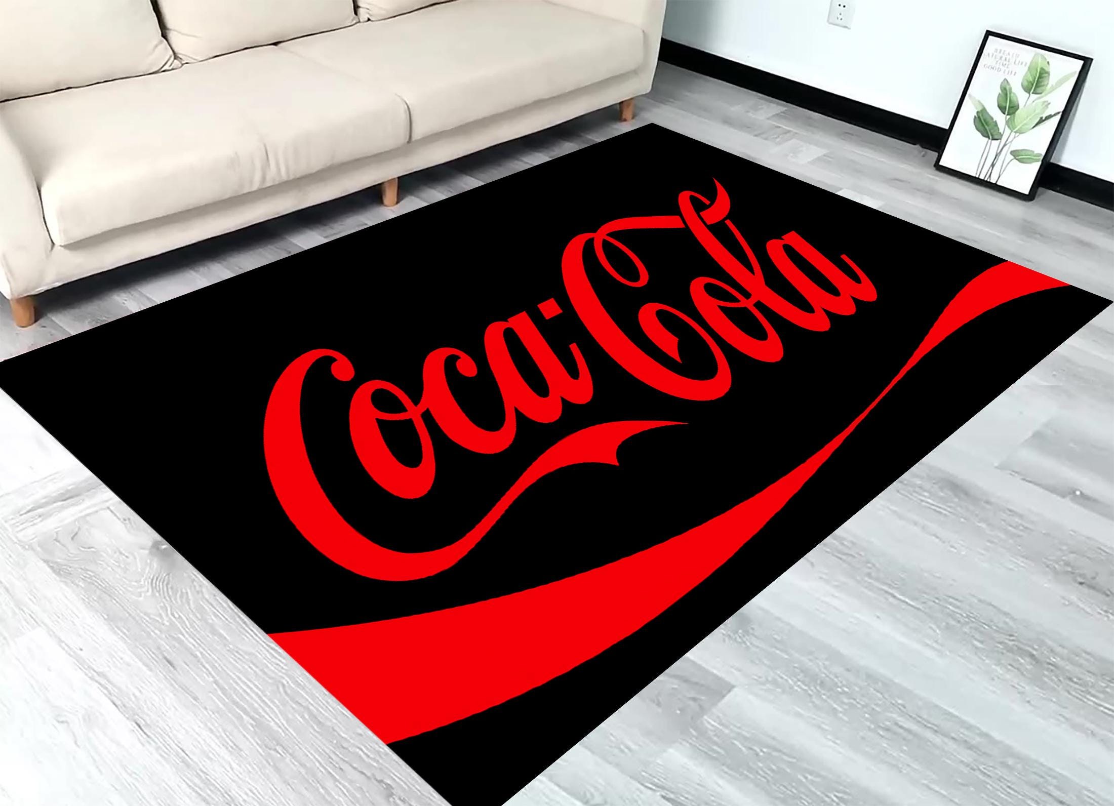 Coca Cola Round Rug Coca Cola Rug,coca Cola Retro Art Rug, Nostalgic Carpet, Aesthetic Rug ...