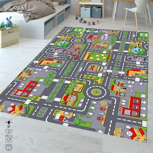 道路用ラグ、車用ラグ、交通用ラグ、カーレース用ラグ、子供用プレイマット、道路用マット、プレイラグ、子供用ラグ、子供部屋用ラグ、ストリート用ラグ、車用シティ用ラグ、車用マット