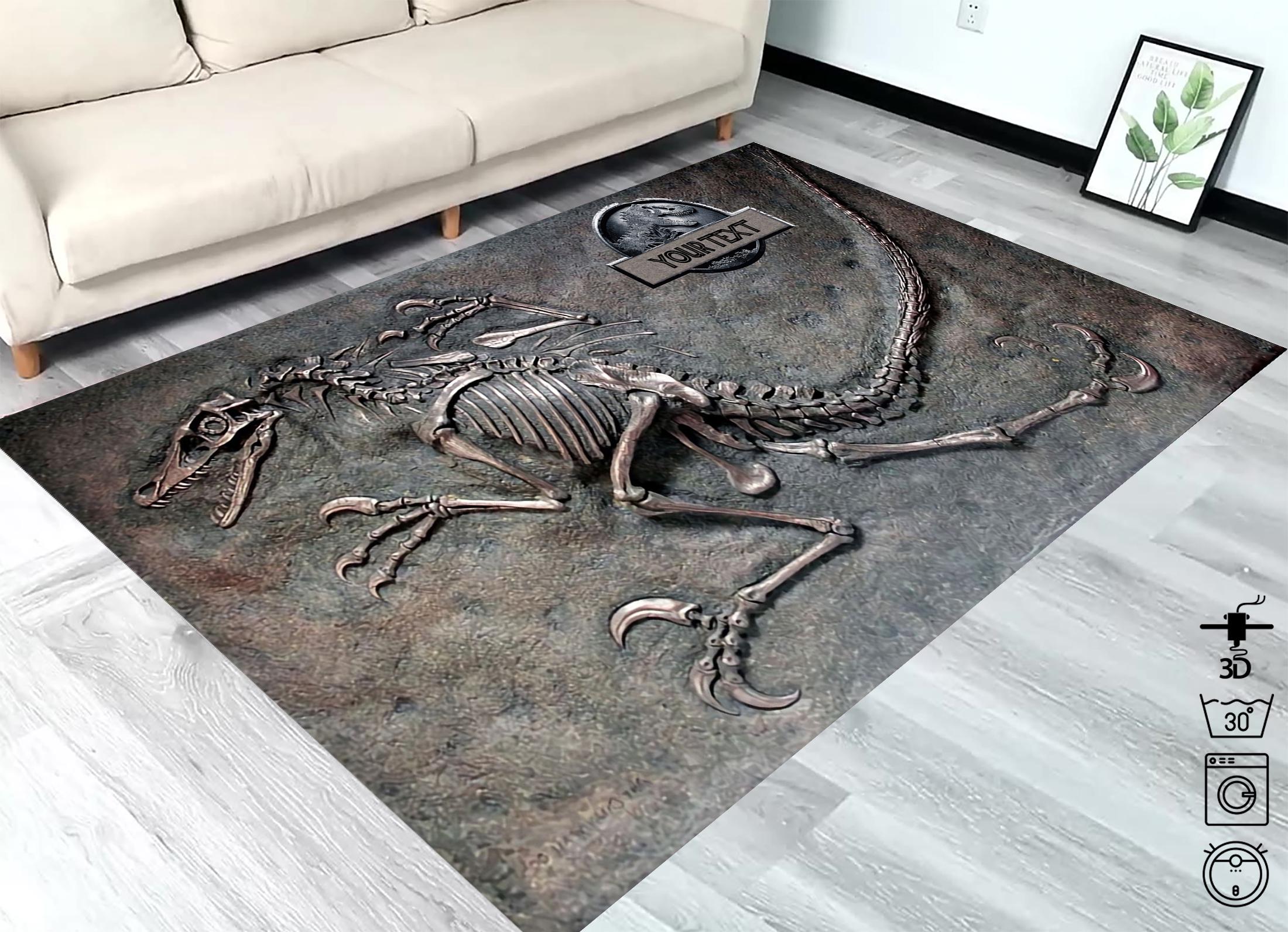 Dino Rug,dinosaur Rugs,stone Age, Children Rugs, Gift for Him