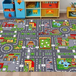 道路用ラグ、車用ラグ、交通用ラグ、カーレース用ラグ、子供用プレイマット、道路用マット、プレイラグ、キッズ用ラグ、子供部屋用ラグ、ストリート用ラグ、カーシティ用ラグ、車用マット
