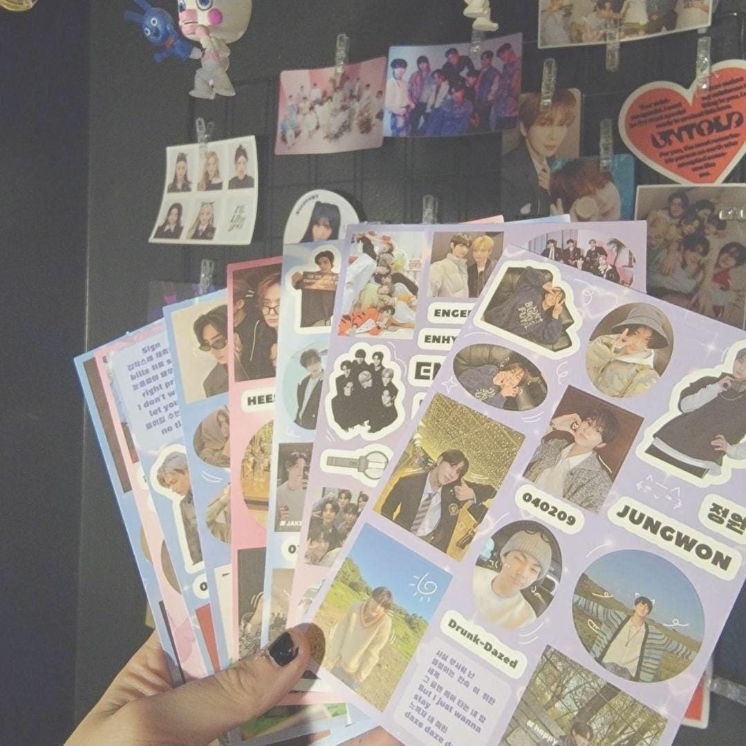 Enhypen Sticker Book - Etsy
