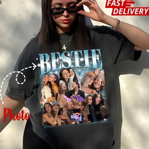I Love My Bestfriend Shirt Custom Picture, Custom Made Girlfriend Shirt, Personalized Shirts for Bff, Valentine Gift Idea for Besties