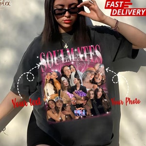 Custom Bestie Shirt Picture, Best Friend T Shirt Personalized, Youth Best Friends BFF Shirts, Valentine Gift Idea for Friends