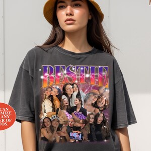 Custom Bestie Shirt Picture, Best Friend T Shirt Funny, Best Friends Shirts Matching, Cute Shirts for Women, Unique Gift for Best friend