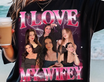 Custom Photo T-Shirt: Comfort Colors Personalized Gift for Wife