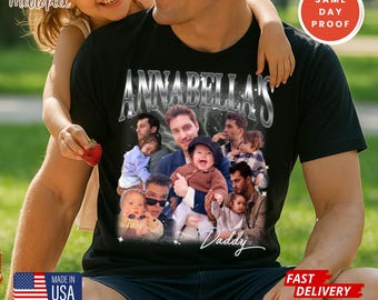 Custom Photo Shirt for Dad, Personalized Father's Day Gift