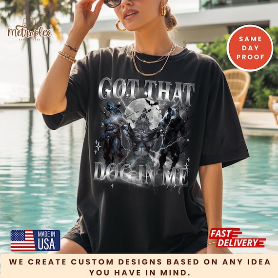 Got That Dog In Me Alpha Wolf Shirt, Vintage 90s Style Wolf Emo Meme TShirts, Mental Health Sweatshirt Gift for Gen Z