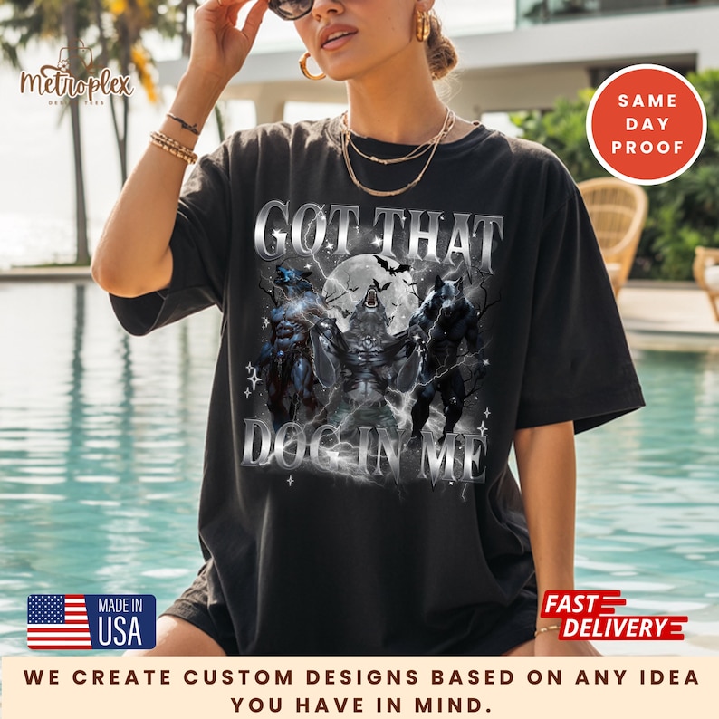 Got That Dog In Me Alpha Wolf Shirt, Vintage 90s Style Wolf Emo Meme TShirts, Mental Health Sweatshirt Gift for Gen Z