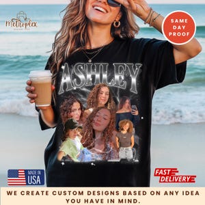 Custom Girlfriend Boyfriend T Shirts, Shirts with Face on it, Bachelorette Bootleg Shirt, Personalized Birthday Gift for Husband