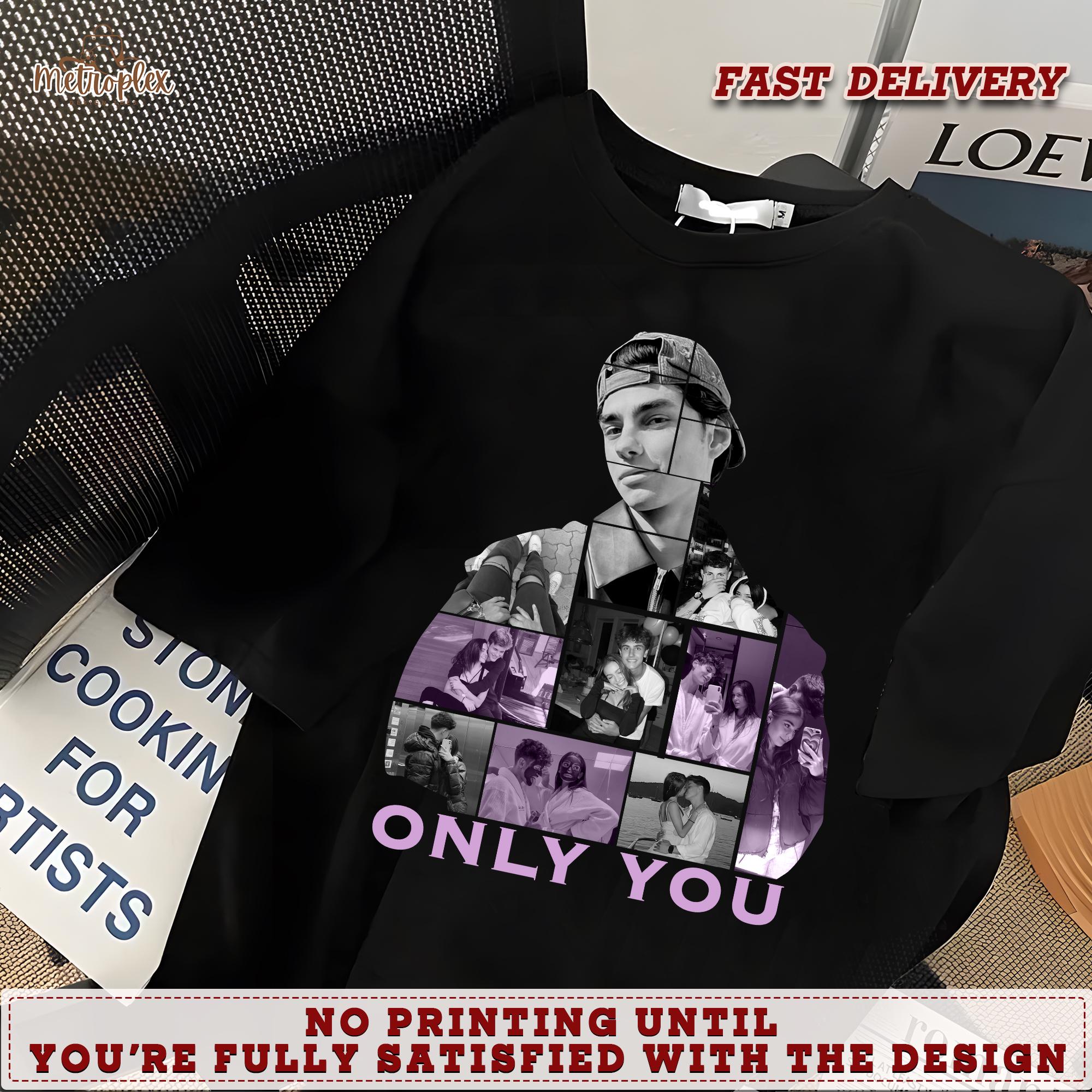 Custom Photo T-Shirt for Girlfriend, I Love My Girlfriend Gift, Personalized Tee with Collage Design