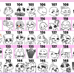 anime twitch chibi emotes, badges, and animations for your stream chibi emote, badges, animated emotes, for twitch, kick and discord