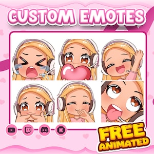 Custom Twitch Emotes | Animated Emotes | Twitch Emote for streamer | YCH | Animal Emotes | Sticker Emote | Twitch Emotes | Spring Emotes