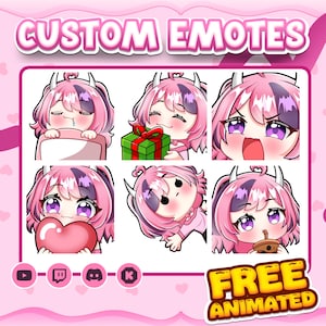 Custom Twitch Emotes | Animated Emotes | Twitch Emote for streamer | YCH | Animal Emotes | Sticker Emote | Twitch Emotes | Spring Emotes